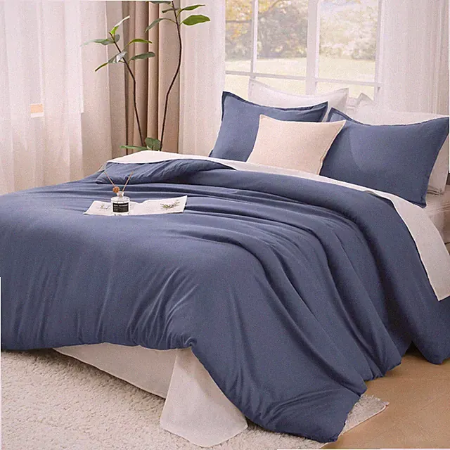 Litanika Comforters Bluish Grey Twin/Twin Xl Size 2 Pieces Lightweight Solid